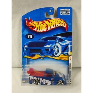 2001 Hot Wheels #017 First Editions Super Tuned 5/36 Pickup Truck Blue